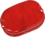 DRAG SPECIALTIES Replacement Taillight Lens - Red 12-0012-HC3 - Cycle City Outdoors