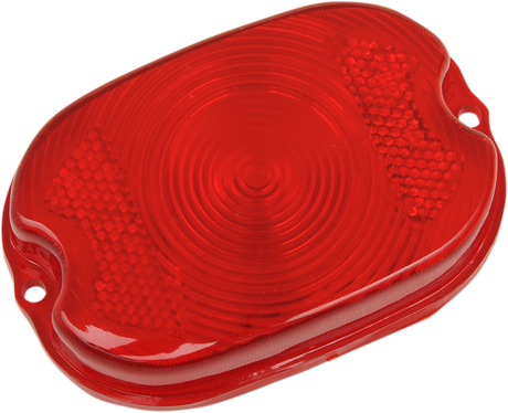 DRAG SPECIALTIES Replacement Taillight Lens - Red 12-0012-HC3 - Cycle City Outdoors