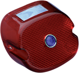 DRAG SPECIALTIES Laydown Taillight Lens - Red 12-0018C-BC446 - Cycle City Outdoors