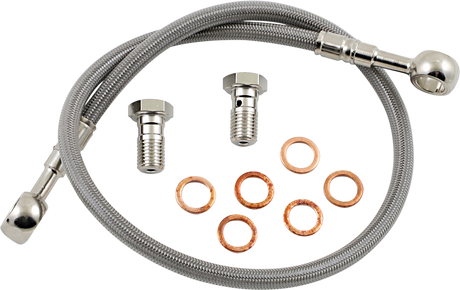 GALFER Brake Line - Stainless Steel FK003D224R - Cycle City Outdoors