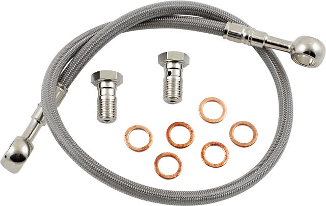 GALFER Brake Line - Stainless Steel FK003D224R - Cycle City Outdoors