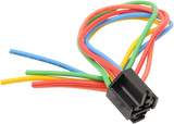 DRAG SPECIALTIES Relay Socket Assembly - Colored Wires MC-DRAG042