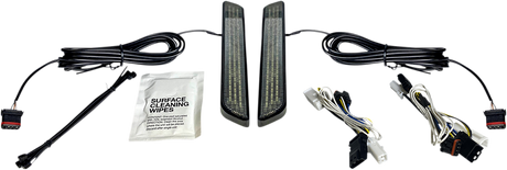 Custom Dynamics LED Fork Light - Smoke - Black CD-FORK-BCM-SB - Cycle City Outdoors