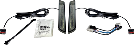 Custom Dynamics LED Fork Light - Smoke - Black CD-FORK-HD-SB - Cycle City Outdoors