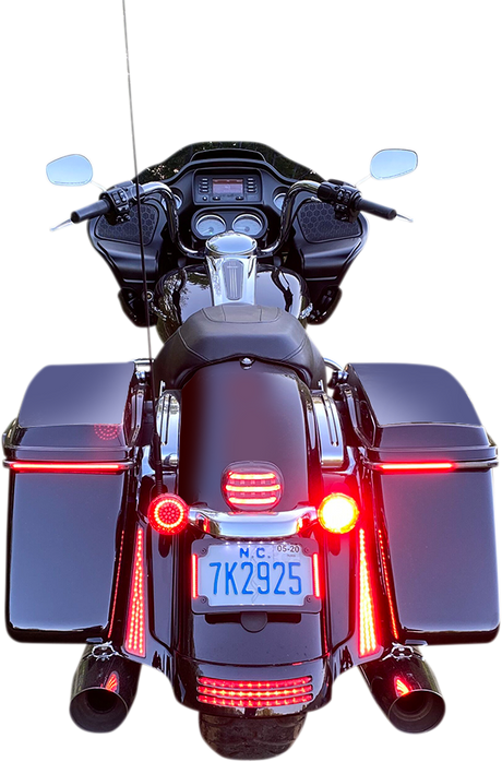 Custom Dynamics LED Rear Turn Signal Insert - Red - 1157 GEN-4-RR-1157 - Cycle City Outdoors