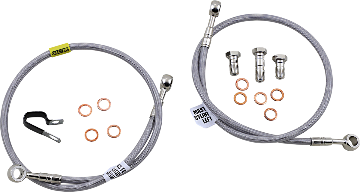 GALFER Brake Line - Stainless Steel FK003D223-2 - Cycle City Outdoors