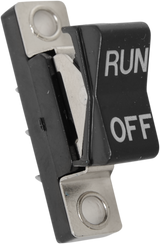 DRAG SPECIALTIES Rocker Switch - Run/Off - Black 26-0189-HC3