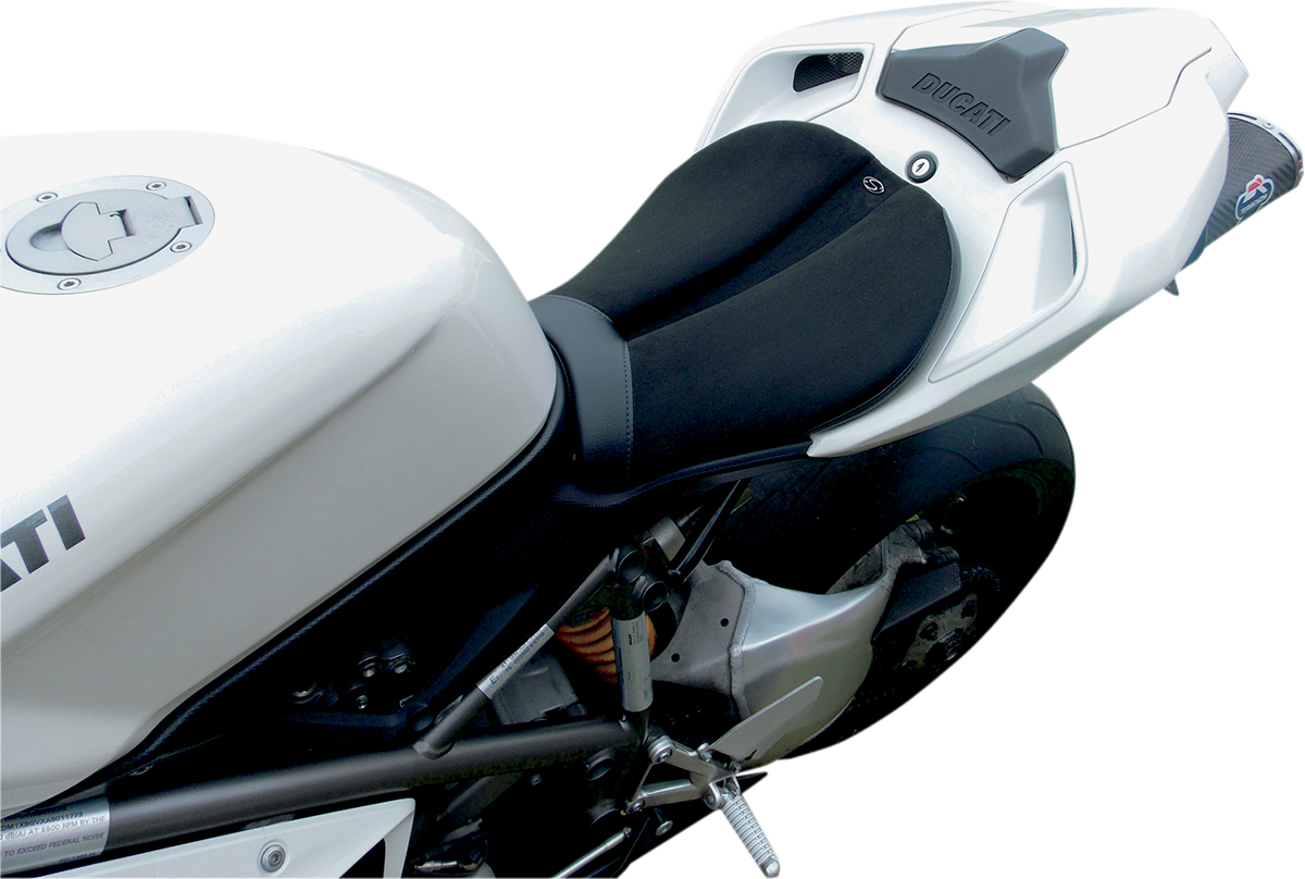 SADDLEMEN Gel Channel* Sport Seat - Black - Ducati 848/1098 0810-D012