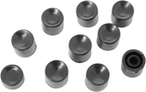 DRAG SPECIALTIES Button Cap - Turn Signal - Long - Black 26-0192-BC101