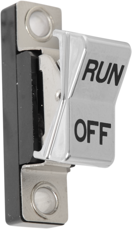 DRAG SPECIALTIES Rocker Switch - Run/Off - Chrome 17923-HC3 - Cycle City Outdoors