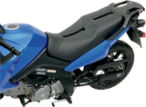 SADDLEMEN Gel Channel* Track Carbon Fiber Sport Seat - Black - VStrom 0810-S018