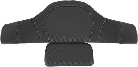 SADDLEMEN Tour-Pak? Backrest Pad - Carbon Fiber - Black - Indian I14-07-TPACK-CF