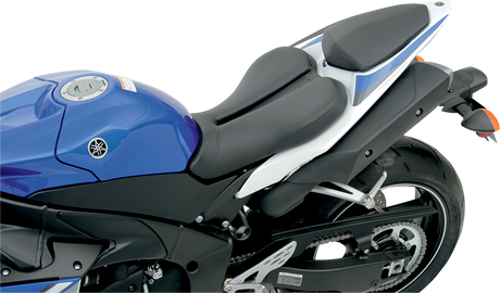 SADDLEMEN Gel Channel* Track Carbon Fiber Sport Seat - Black - R1 0810-Y105