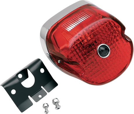 DRAG SPECIALTIES Taillight - Laydown/Blue Dot - Harley Davidson 120022CBM-BXLB1 - Cycle City Outdoors