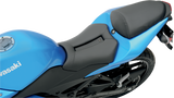 SADDLEMEN Gel Channel* Track Carbon Fiber Sport Seat - Black - ZX10R 0810-K036