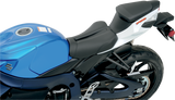 SADDLEMEN Gel Channel* Track Carbon Fiber Sport Seat - Black - GSXR 600/750 0810-S029
