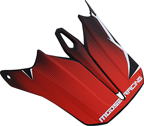 MOOSE RACING F.I. Agroid Visor Kit - Red/Black 0132-1412 - Cycle City Outdoors