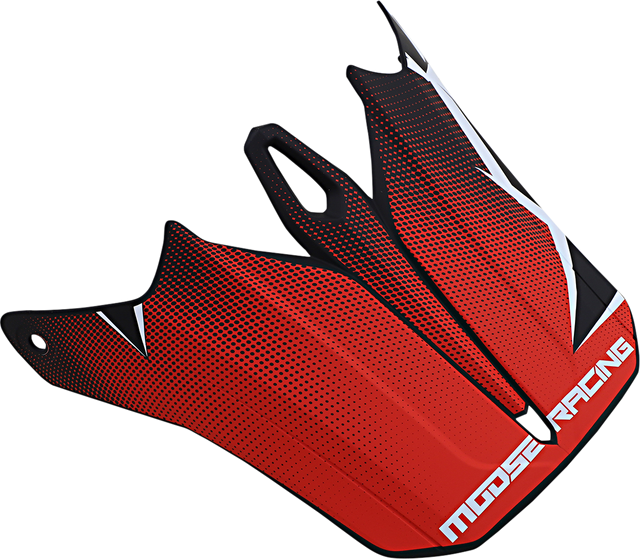 MOOSE RACING F.I. Agroid Visor Kit - Red/Black 0132-1412 - Cycle City Outdoors