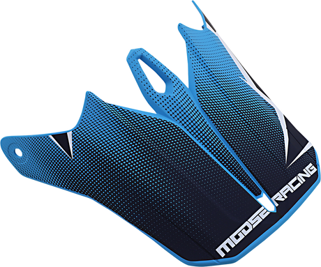 MOOSE RACING F.I. Agroid Visor Kit - Navy/Light Blue 0132-1414 - Cycle City Outdoors
