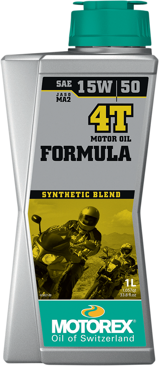 MOTOREX Formula Synthetic Blend 4T Engine Oil - 15W-50 - 1L 308274