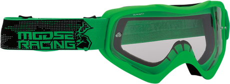 MOOSE RACING Qualifier Goggles - Agroid - Green 2601-2655 - Cycle City Outdoors