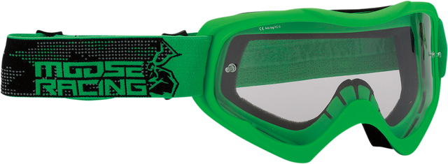 MOOSE RACING Qualifier Goggles - Agroid - Green 2601-2655 - Cycle City Outdoors