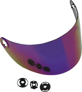 BILTWELL Gringo S Shield - Gen 2 - Flat - Rainbow Mirror 1111-223