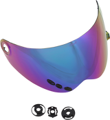 BILTWELL Lane Splitter Shield - Gen 2 - Rainbow Mirror 1112-223