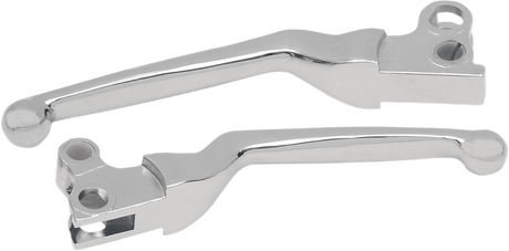 DRAG SPECIALTIES Lever Set - Chrome 07-0506/7-BC307 - Cycle City Outdoors