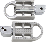 BILTWELL Mushman Foot Pegs - Standard - Raw Polished 7002-302-04