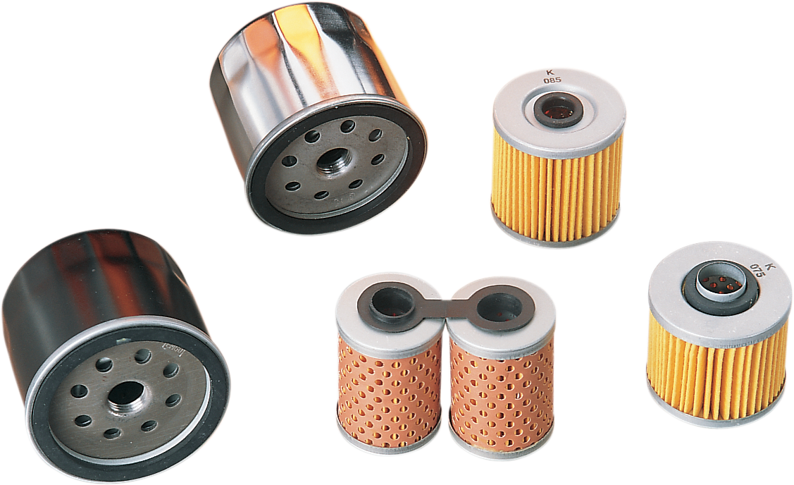 DRAG SPECIALTIES Oil Filter - Black - Twin Cam/M8 14-0020B-BX18 - Cycle City Outdoors