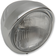 DRAG SPECIALTIES Headlight with Visor 5-3/4" - Grooved 20-0335D-BX-LB1 - Cycle City Outdoors