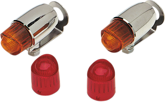DRAG SPECIALTIES Pony Lights - Single Filament 126051ASRSBC242 - Cycle City Outdoors