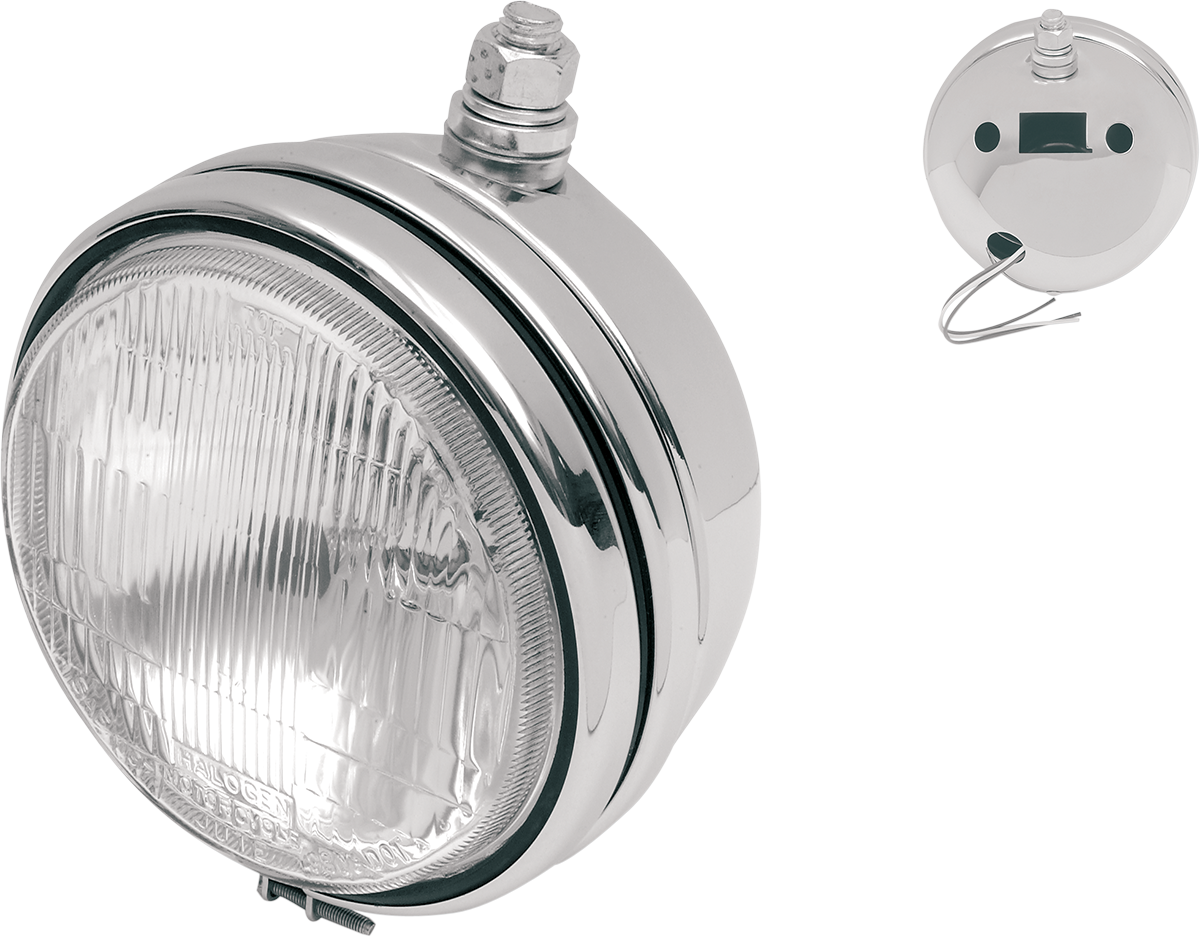 DRAG SPECIALTIES Headlight - 5-3/4" - Chrome - '75-'89 FX/R XL 20-0308C-BX-LB2 - Cycle City Outdoors
