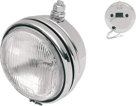 DRAG SPECIALTIES Headlight - 5-3/4" - Chrome - '75-'89 FX/R XL 20-0308C-BX-LB2 - Cycle City Outdoors