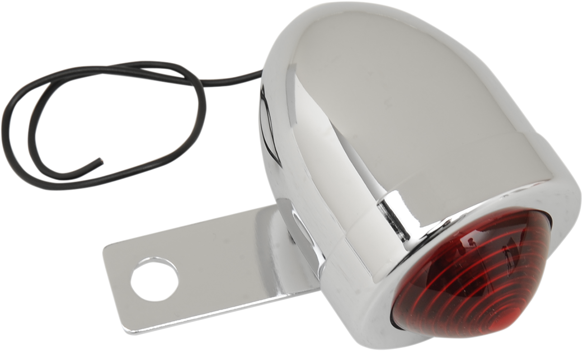 DRAG SPECIALTIES Bullet Light with Mount - Left - Chrome 162092-BC207 - Cycle City Outdoors