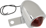 DRAG SPECIALTIES Bullet Light with Mount - Left - Chrome 162092-BC207 - Cycle City Outdoors