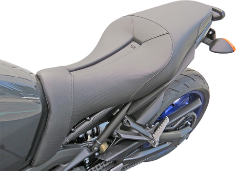 SADDLEMEN Gel Channel* Track Carbon Fiber Sport Seat - Black - FZ09/MT09 0810-Y127