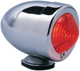DRAG SPECIALTIES Bullet Light with Mount - Dual Filament - Red Lens 162051-BC207 - Cycle City Outdoors