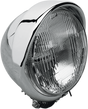 DRAG SPECIALTIES H-4 Headlight with Visor- 5-3/4" - Chrome 206002HDV-BXLB2 - Cycle City Outdoors