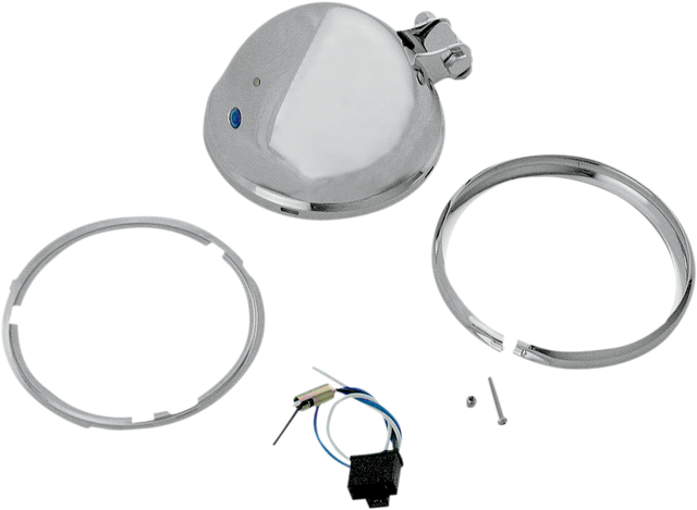 DRAG SPECIALTIES Bottom Mount Headlight Shell - 5-3/4" - Chrome 20-6002S-BX-LB1 - Cycle City Outdoors