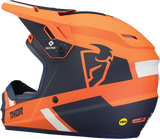 Thor Youth Sector Helmet - Split - MIPS? - Orange/Navy - Medium 0111-1354 - Cycle City Outdoors