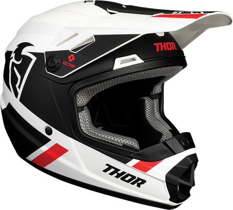 Thor Youth Sector Helmet - Split - MIPS? - White/Black - Large 0111-1361 - Cycle City Outdoors