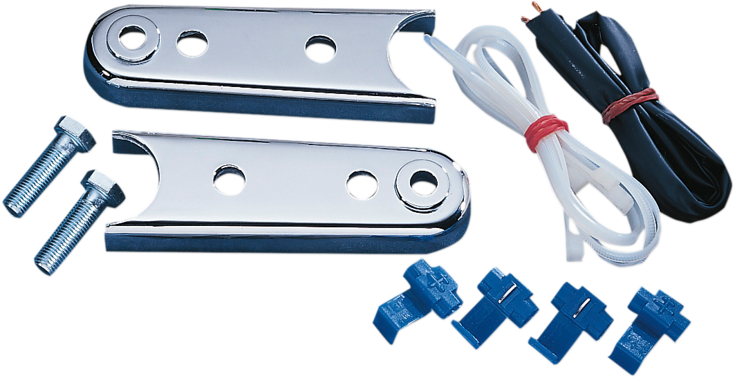 DRAG SPECIALTIES Turn Signal Relocation Kit - '84-'01 FXST 20-0369-BC251 - Cycle City Outdoors