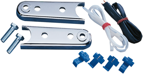 DRAG SPECIALTIES Turn Signal Relocation Kit - '84-'01 FXST 20-0369-BC251 - Cycle City Outdoors