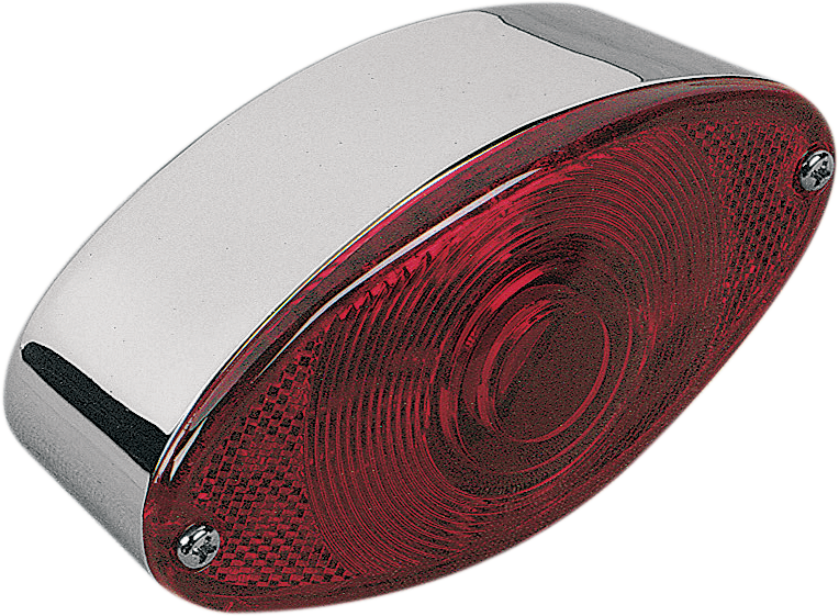 DRAG SPECIALTIES Taillight - Cat Eye - Red Lens 12-0042LEDBXLB1 - Cycle City Outdoors