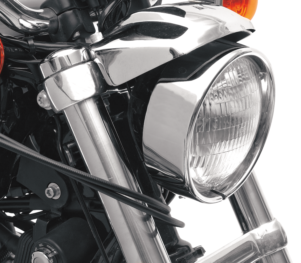 DRAG SPECIALTIES EX Headlight Trim Rim 1.80" 160342-BXLB1 - Cycle City Outdoors