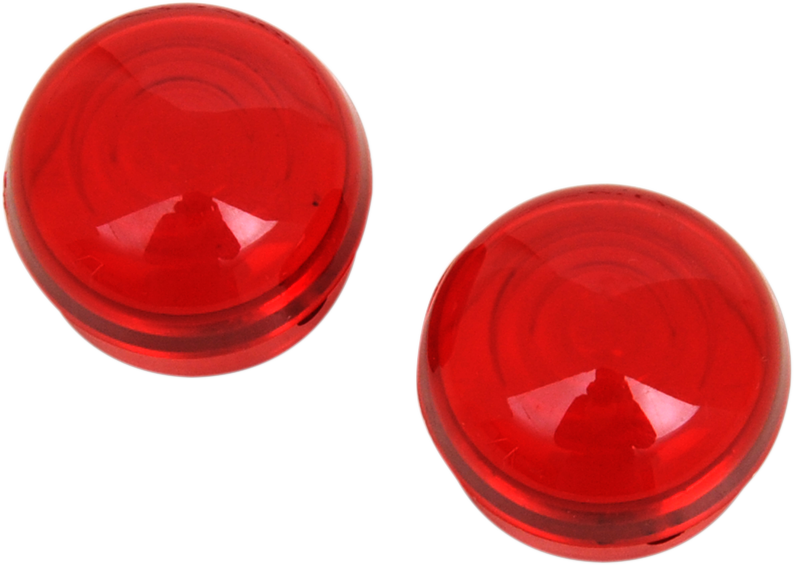 DRAG SPECIALTIES Replacement Red Lens - DS-282040/1 20-6589RL-HC3 - Cycle City Outdoors