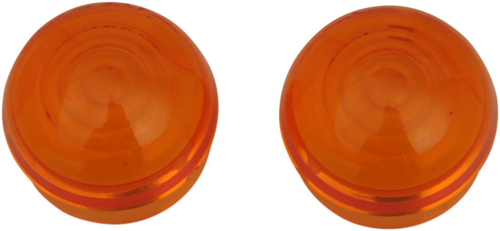 DRAG SPECIALTIES Replacement Amber Lens - DDS282040/1 20-6589AL-HC3 - Cycle City Outdoors