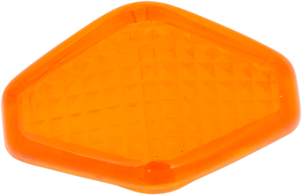 DRAG SPECIALTIES Diamond Light Lens - Amber 12-6034AL-BC101 - Cycle City Outdoors